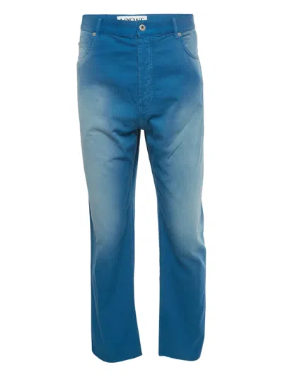Pre-owned Loewe Belt-loops Jeans In Blue