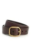 Loewe Rounded Soft Belt In Classic Calfskin
