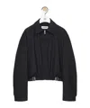 Loewe Belted Balloon Jacket In Black