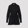 Loewe Waist Tie Long Sleeve Blouse In Black