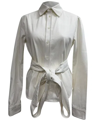 Pre-owned Loewe Belted Button Shirt (authentic Pre-loved)