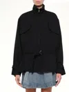 Loewe Pocket Drawstring Jacket In Black