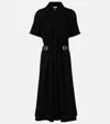 Loewe Stretch Viscose Dress Dresses Black In Black