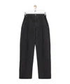 Loewe Belted Pocket Trousers In Gray