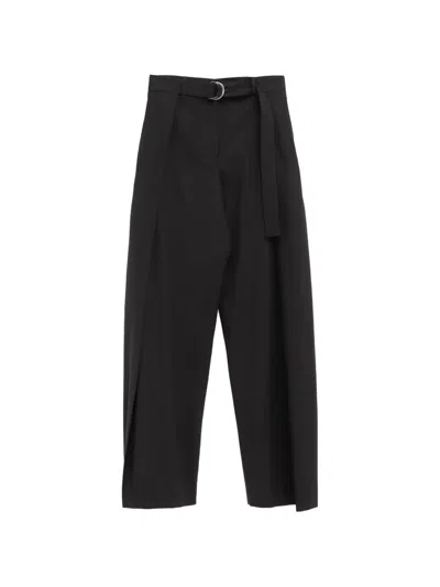 Loewe Belted Trousers In Black