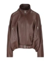 Loewe Balloon Jacket In Nappa Lambskin In Brown