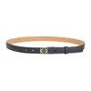Loewe Textured Calfskin Belt With Gold-tone Buckle In Gray