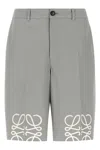 Loewe Men Bermuda Anagram In Gray