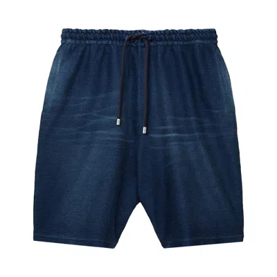 Pre-owned Loewe Bermuda Shorts 'indigo Blue' | Men's Size M