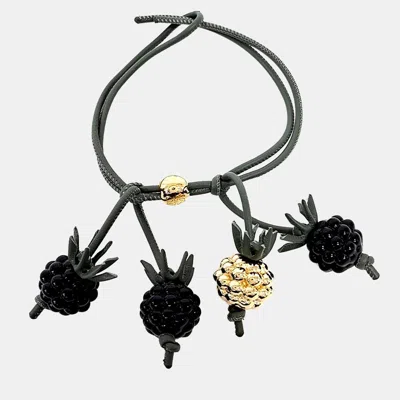 Pre-owned Loewe Berry Bag Charm In Black