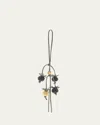 Loewe Berry Bag Charm In Calfskin Leather In Multi