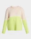 Loewe Mohair Sweater In Pink Yellow