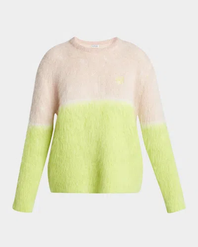 Loewe Mohair Sweater In Pink