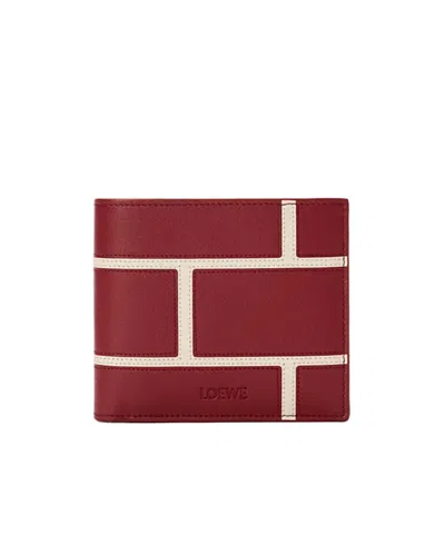 Loewe Classic Calfskin Bifold Wallet In Brown