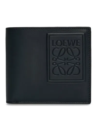 Loewe Bifold Patch Wallet In Black