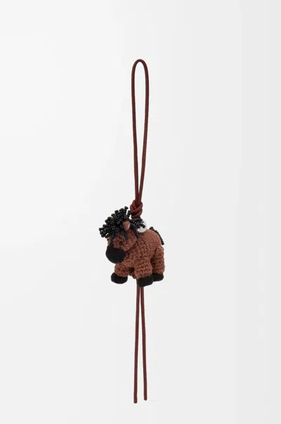 Loewe Bijou De Sac Cheval En Feutre Pour Femme In Transparent