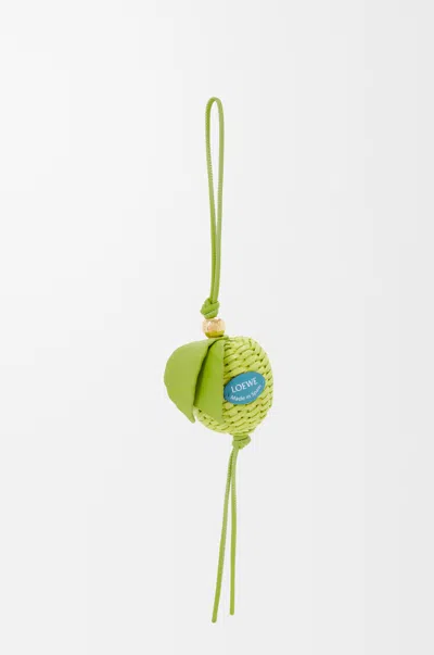 Loewe Bijou De Sac Pomme En Cuir Pour Femme In Green