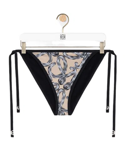 Loewe Bikini Bottom In Technical Jersey In Multi