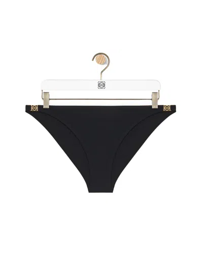 Loewe Triangle Bikini Swimsuit In Black