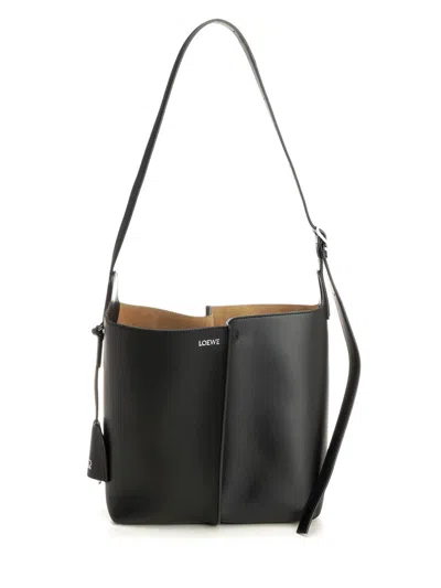 Loewe Bilbao Bucket Medium Shoulder Bags Black