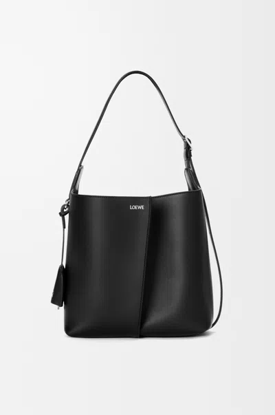 Loewe Medium Bilbao Bucket In Smooth Leather Skin For Woman In Black