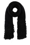 Loewe Black Alpaca Blend Scarf