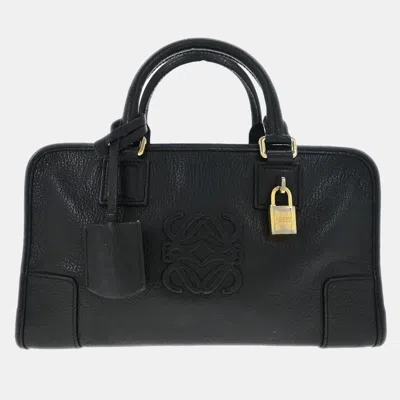 Pre-owned Loewe Black Amazona 28 Handbag