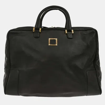 Pre-owned Loewe Black Amazona 40 Handbag