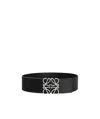 Loewe Black Anagram Buckle Belt In Black