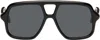 Loewe Black Aviator Slim Sunglasses