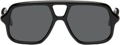 Loewe Black Aviator Slim Sunglasses