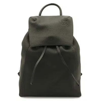 Pre-owned Loewe Black Brown Leather Backpack () In Black, Brown