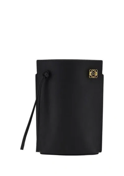 Loewe Black Calf Skin Bucket Bag