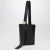 Loewe Pebble Embellished Leather Bucket Bag In Black