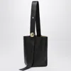 Loewe Black Calfskin Pebble Bucket Medium Bag Women In Black