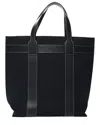 Loewe Black Canvas Anagram Tote (authentic Pre-loved)