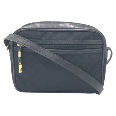 Pre-owned Loewe Black Canvas Shoulder Bag ()