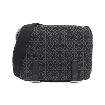 Pre-owned Loewe Black Canvas Shoulder Bag ()