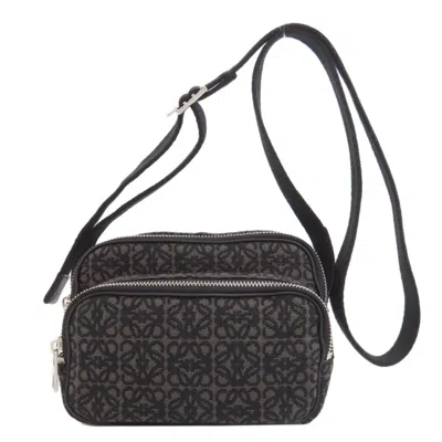 Pre-owned Loewe Black Canvas Shoulder Bag ()