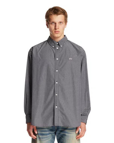 Loewe Black Checked Cotton Shirt