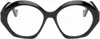 Loewe Black Chunky Anagram Glasses In 1 Shiny Black