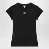 Loewe Black Cotton-blend T-shirt With Anagram Logo Women In Black