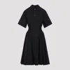 Loewe Black Cotton Short Sleeve Dress In Black