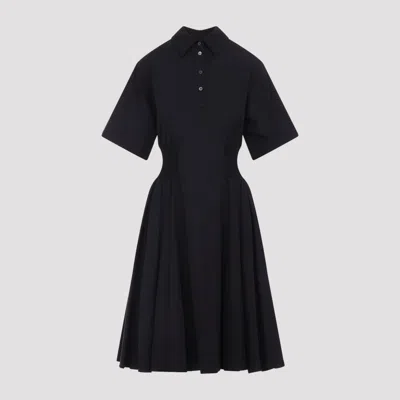 Loewe Black Cotton Short Sleeve Dress