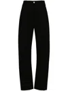 Loewe Cotton Trousers In Black