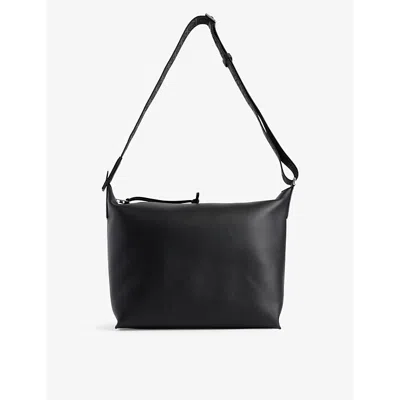 Loewe Black Cubi Leather Shoulder Bag