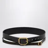 Loewe Black Double Leather Belt Women In Black