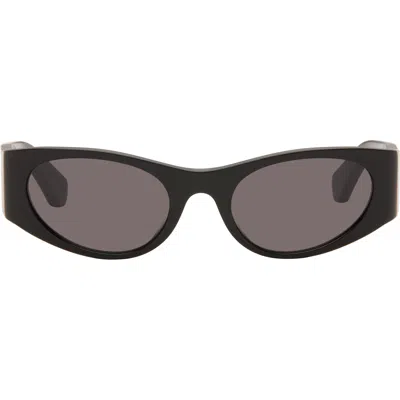 Loewe Black Flash Small Cateye Sunglasses In Gray