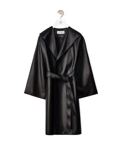 Loewe Black Girdle Coat