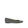 Loewe Embellished Suede Toy Ballerinas In Multi